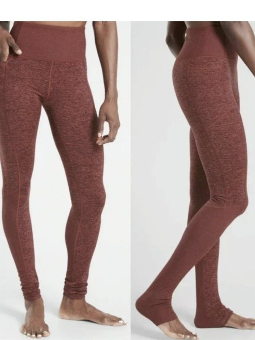 Athleta Exhale Stash Pocket Heel Tight SoftLuxe Size S